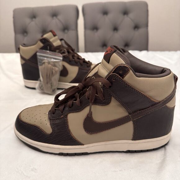 Nike Dunk High Premium Mark Ronson Khaki Baroque Brown Shoes